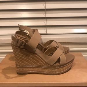 Charles by Charles David nude wedge heels